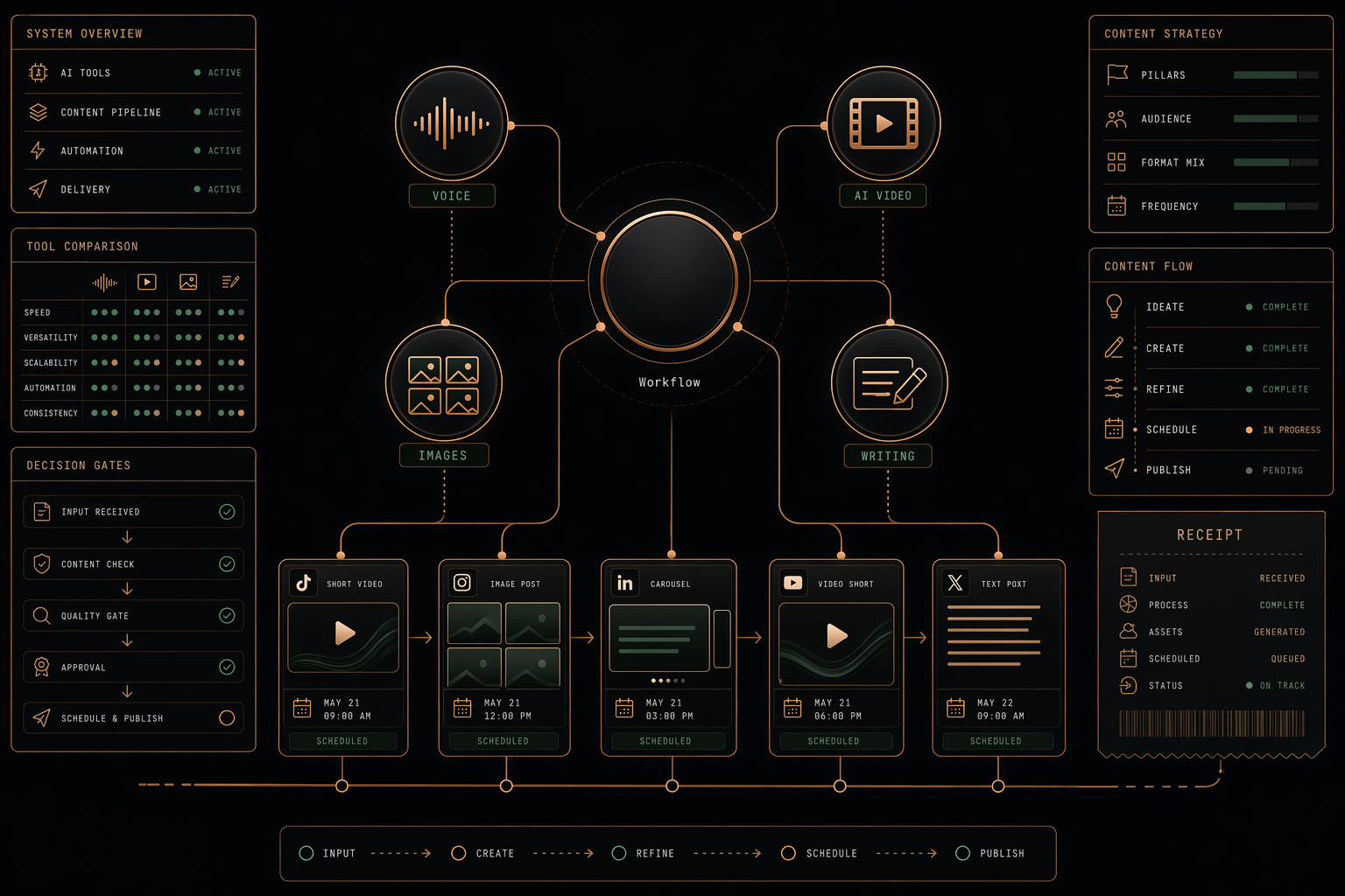 Infographic: Building a faceless UGC brand: the exact AI tool workflow for 2026
