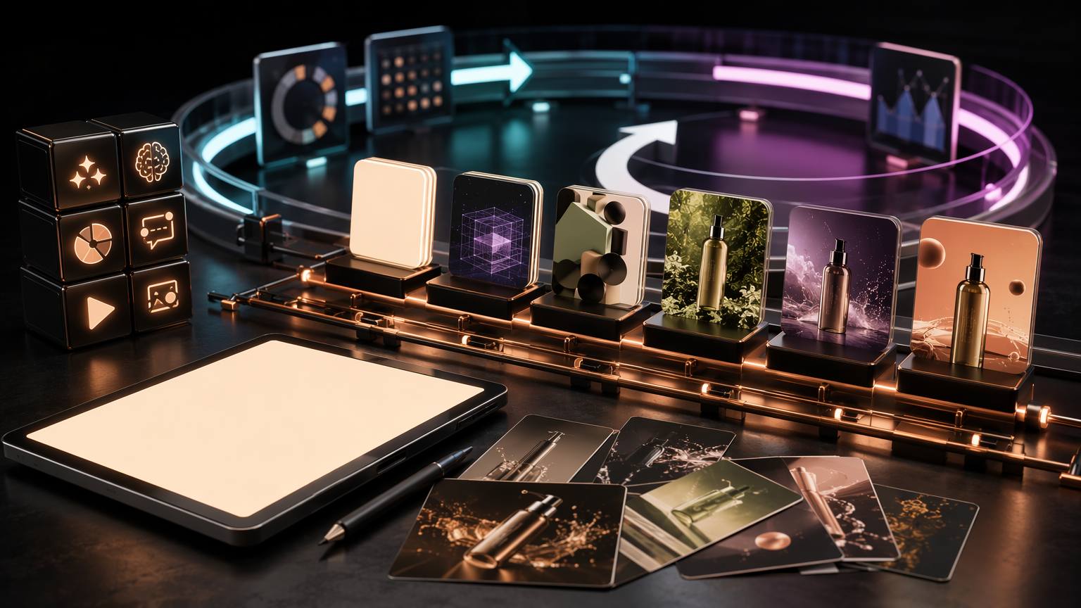 Editorial image: The AI ad creative stack for ecom: from blank page to scroll-stopping ad